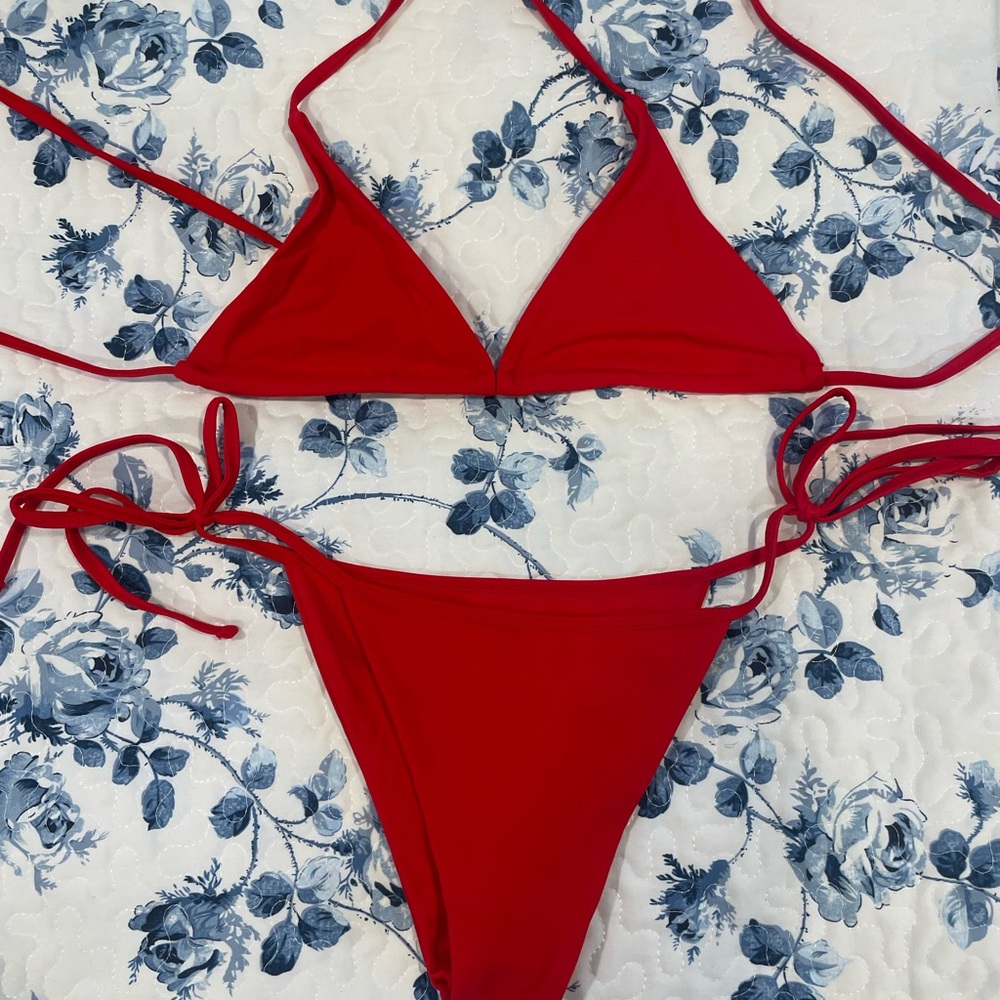 Red Bikini Set